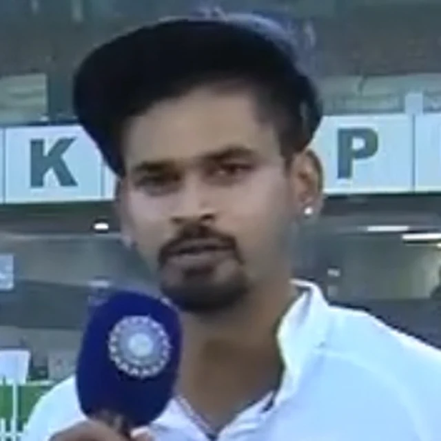 Shreyas Iyer in a real source photograph